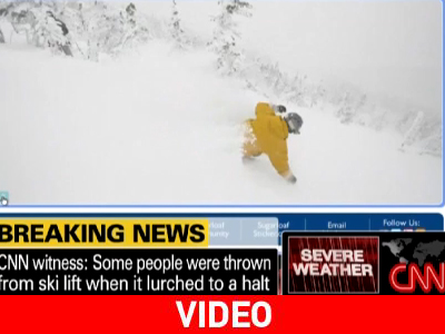 Δεκάδες σκιέρ εγκλωβίστηκαν σε εκτροχιασμένο ανελκυστήρα